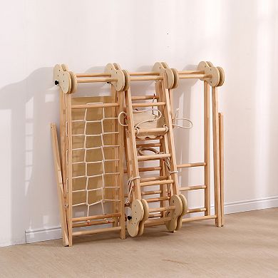 Funphix 5-In-1 Wooden Jungle Gym