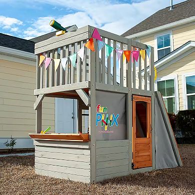 Funphix Lookout Post Outdoor Wooden Playhouse