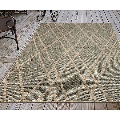 Liora Manne Roma Aspen Indoor Outdoor Area Rug