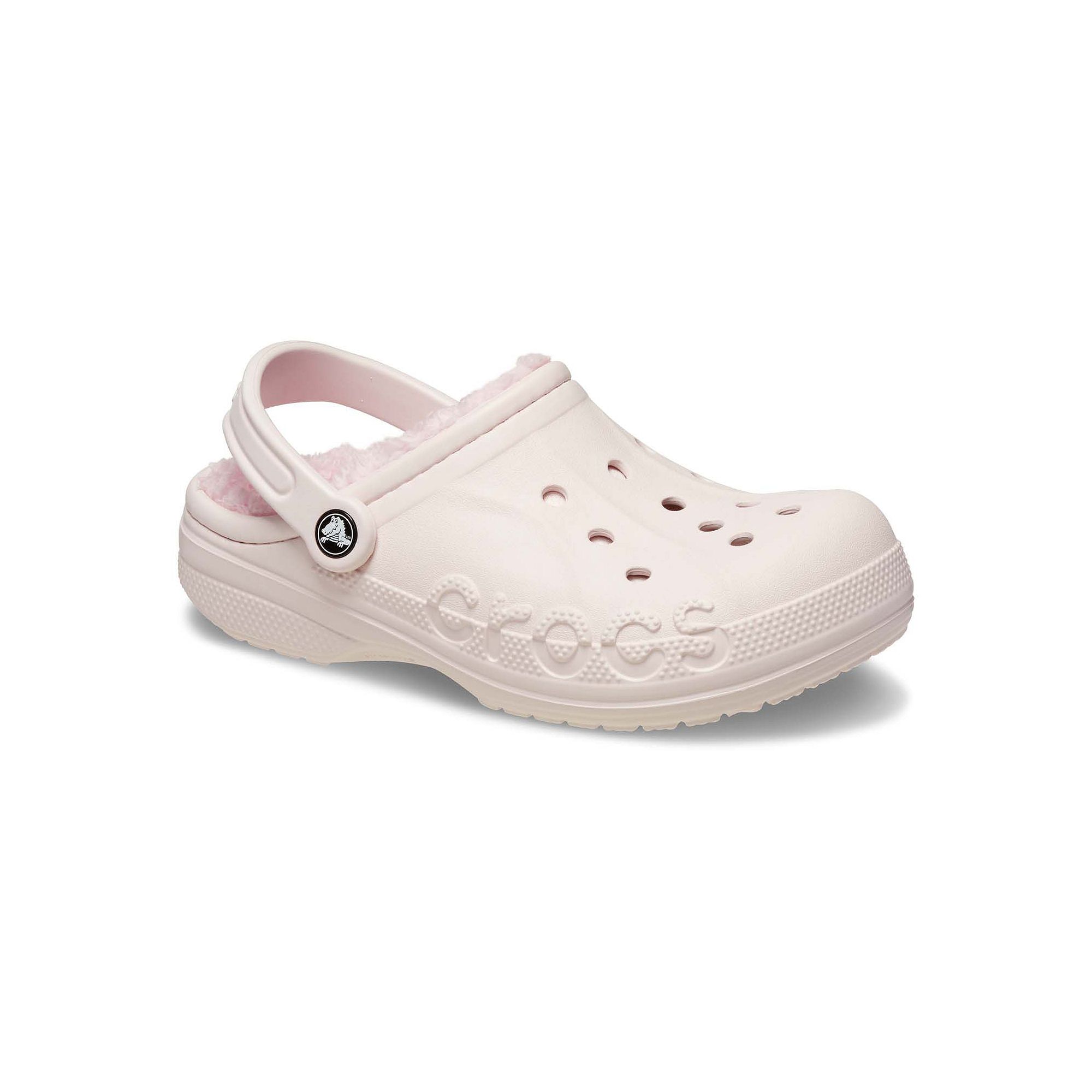 Crocs Baya Adult Lined Clogs, Mens, Size: M9W11, Barely Pink