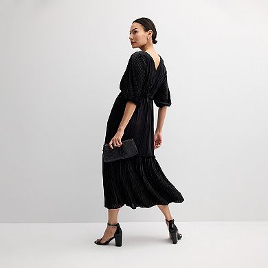 Smocked Waist Tiered Dress main image 1
