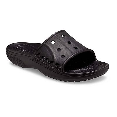 Crocs Unisex Black Baya Slides Sandals Size W-9 And M-7 Crocs Unisex Baya Slide Sandals - Walmart.com main image 4