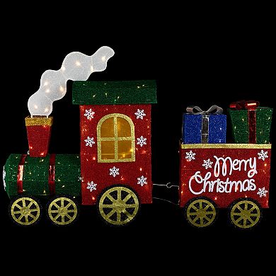 Northlight Lighted Train & Presents Outdoor Yard Decoration
