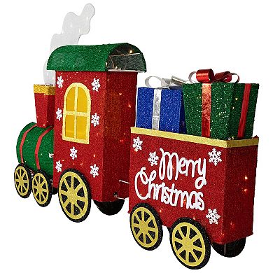 Northlight Lighted Train & Presents Outdoor Yard Decoration