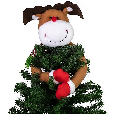 Northlight Plush Reindeer Christmas Tree Topper