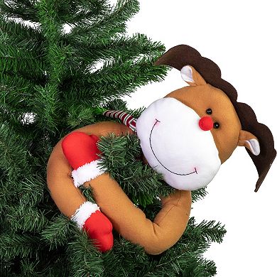 Northlight Plush Reindeer Christmas Tree Topper