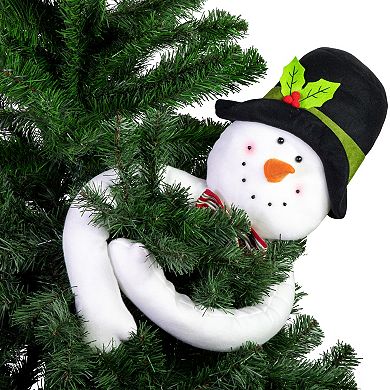 Northlight Plush Snowman Christmas Tree Topper