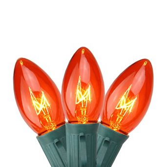 Northlight 25-Count Orange C9 Christmas Light Set