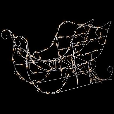 Northlight 48 in. Lighted Sleigh Outdoor Christmas Decoration