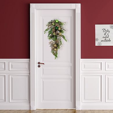 Northlight Ball Ornaments & Berries Glittered Artificial Christmas Décor