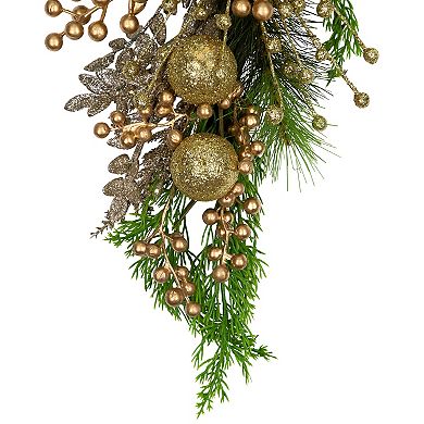 Northlight Ball Ornaments & Berries Glittered Artificial Christmas Décor