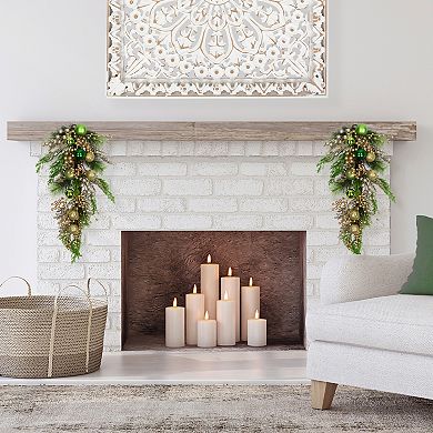 Northlight Ball Ornaments & Berries Glittered Artificial Christmas Décor