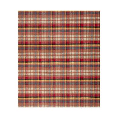 Discover Europe - Made in Italy La Limonaia Tessuti Plaid Fringe Throw