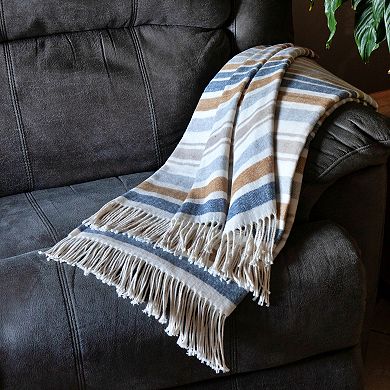 Discover Europe - Made in Italy La Limonaia Tessuti Striped Throw Blanket