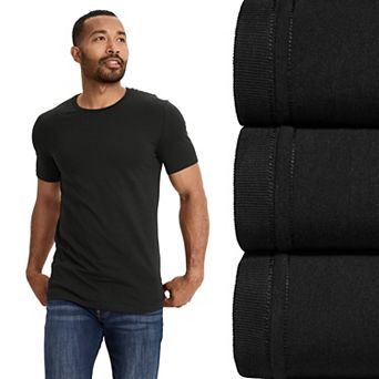 Men's Jockey 3-Pack Cotton Stretch Crew Neck Undershirt