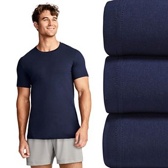 Men's Jockey® 3-Pack Cotton Stretch Crewneck Undershirts