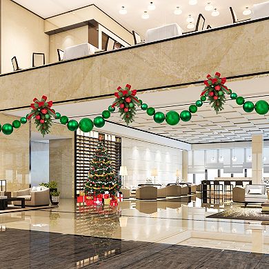 Northlight 6' Shiny & Matte Shatterproof Ball Christmas Garland