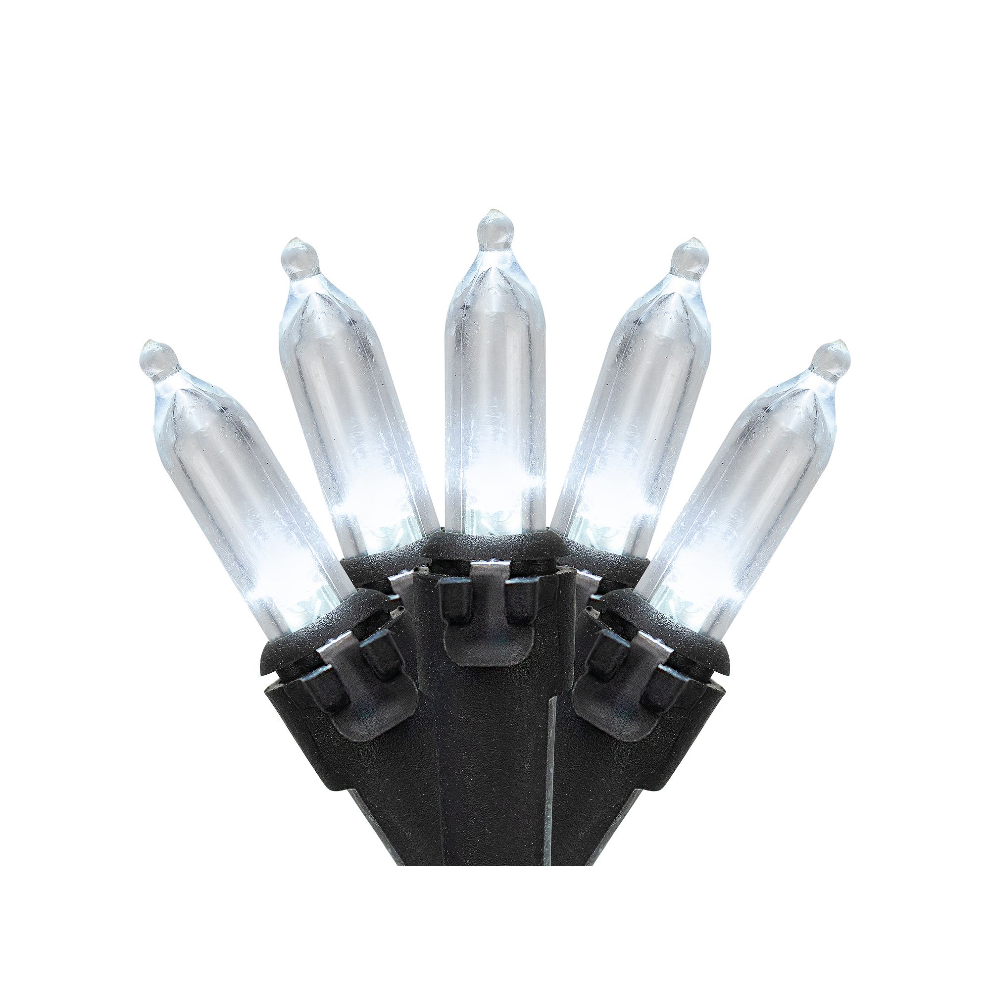 Northlight 33 Pure White LED Mini Christmas Lights, Clear