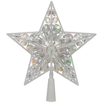 Northlight LED Lighted Color Changing Jeweled Star Christmas Tree Topper