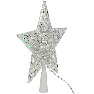 Northlight LED Lighted Color Changing Jeweled Star Christmas Tree Topper