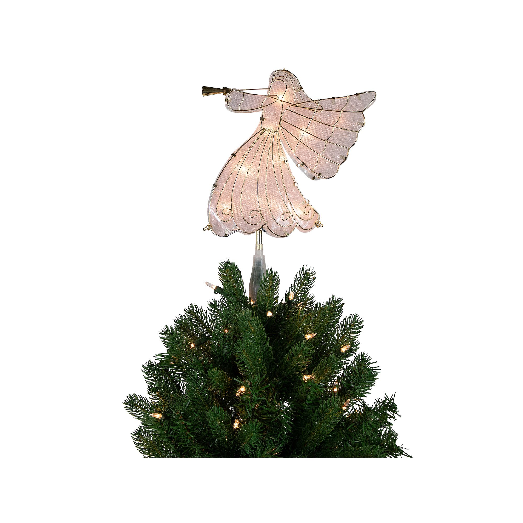 Northlight 10 Gold Angel Tree Topper