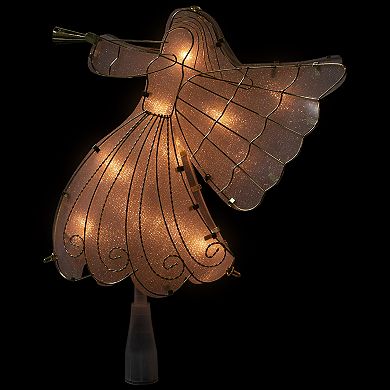 Northlight 10" Gold Angel Tree Topper