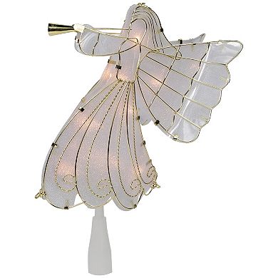 Northlight 10" Gold Angel Tree Topper