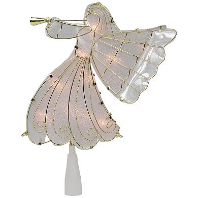 Northlight 10" Gold Angel Tree Topper