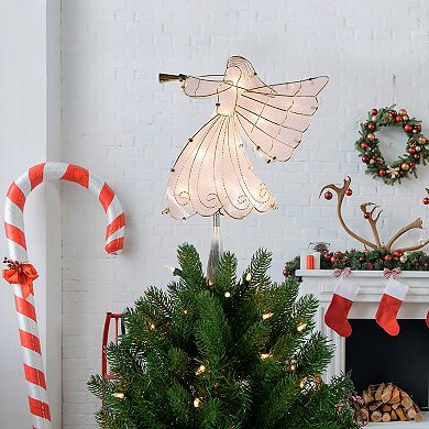 Northlight 10" Gold Angel Tree Topper