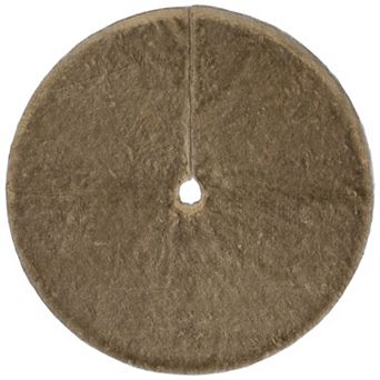 Northlight 48 in Brown Faux Fur Christmas Tree Skirt