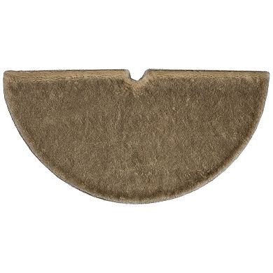 Northlight 48 in. Brown Faux Fur Christmas Tree Skirt