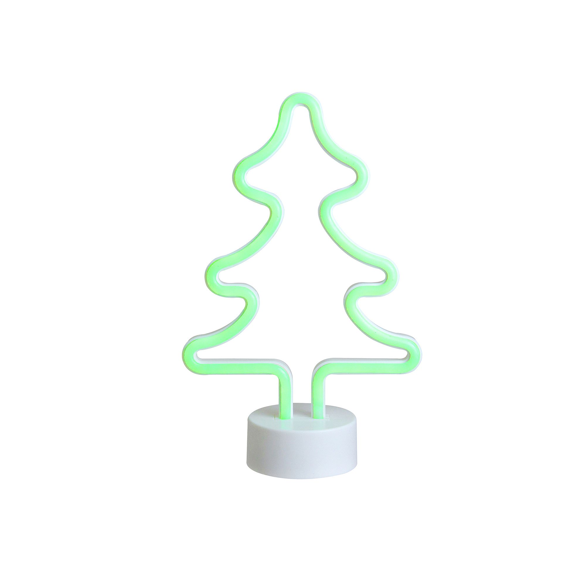 Northlight 11-in. Green Christmas Tree LED Neon Style Table Sign