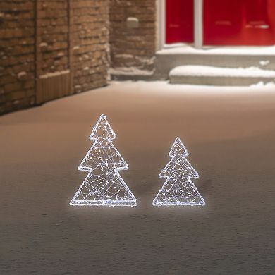 Northlight LED Christmas Tree Table Decor 2-piece Set