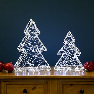 Northlight LED Christmas Tree Table Decor 2-piece Set