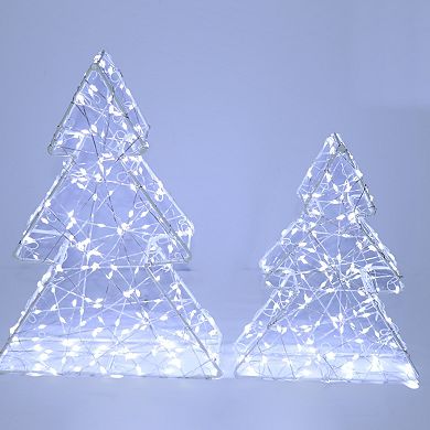 Northlight LED Christmas Tree Table Decor 2-piece Set