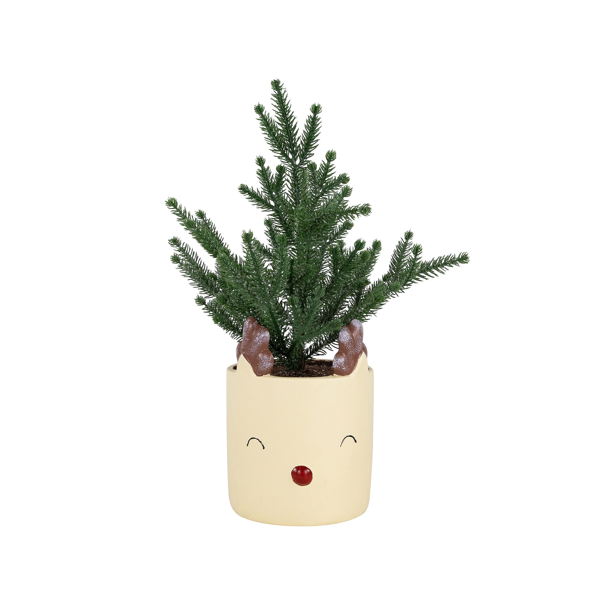 Northlight 14.25-in. Unlit Mini Artificial Christmas Tree in Reindeer, Gree