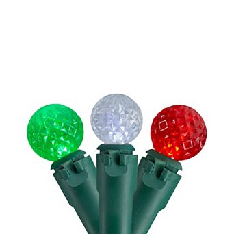 Northlight 15.9-ft. 50-Count Red Green & White LED Berry Christmas Lights Strand