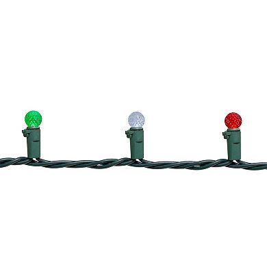 Northlight 15.9-ft. 50-Count Red Green & White LED Berry Christmas Lights Strand