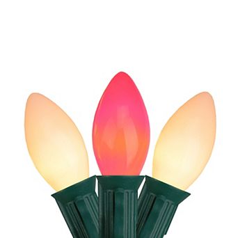 Northlight 24-ft. 25-Count Opaque Red & White Christmas Lights Strand