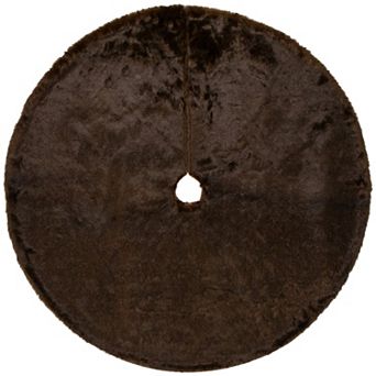 Northlight 48 in Dark Brown Faux Fur Christmas Tree Skirt