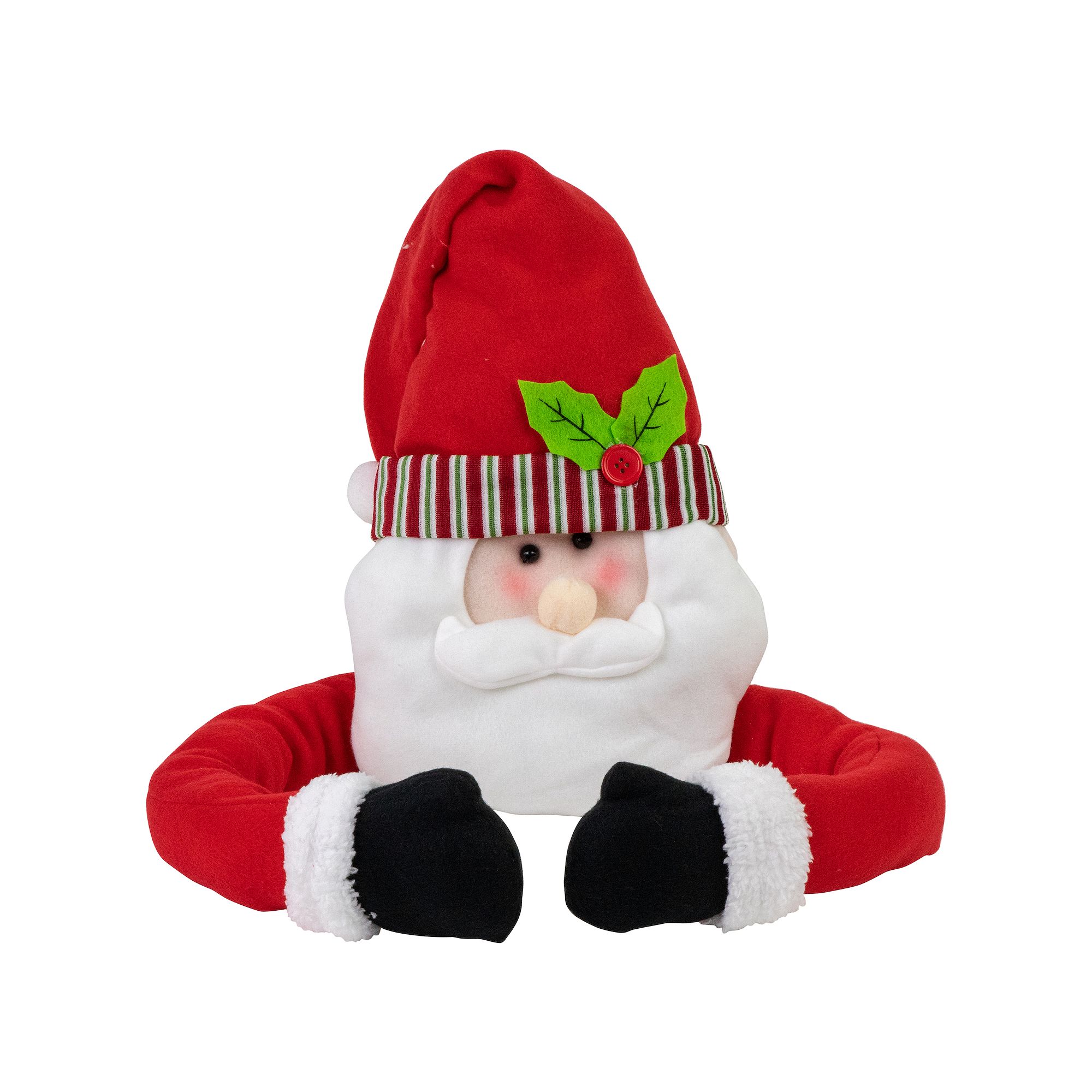 Northlight 27-in. Unlit Plush Santa Claus Christmas Tree Topper, Red