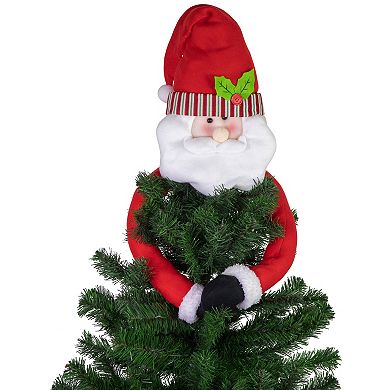 Northlight 27-in. Unlit Plush Santa Claus Christmas Tree Topper
