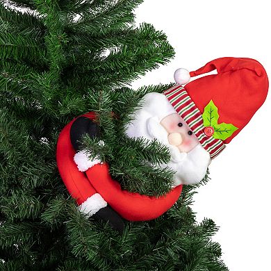 Northlight 27-in. Unlit Plush Santa Claus Christmas Tree Topper