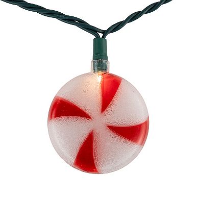Northlight 6-ft. 10-Count Peppermint Candy Christmas Lights Strand
