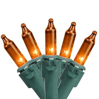Northlight 10-ft. 50-Count Orange Mini Christmas Light Set