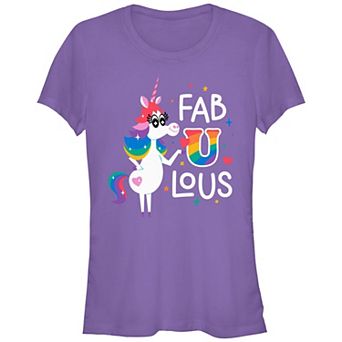 Disney / Pixar's Inside Out Fabulous Rainbow Juniors' Fitted Graphic Tee