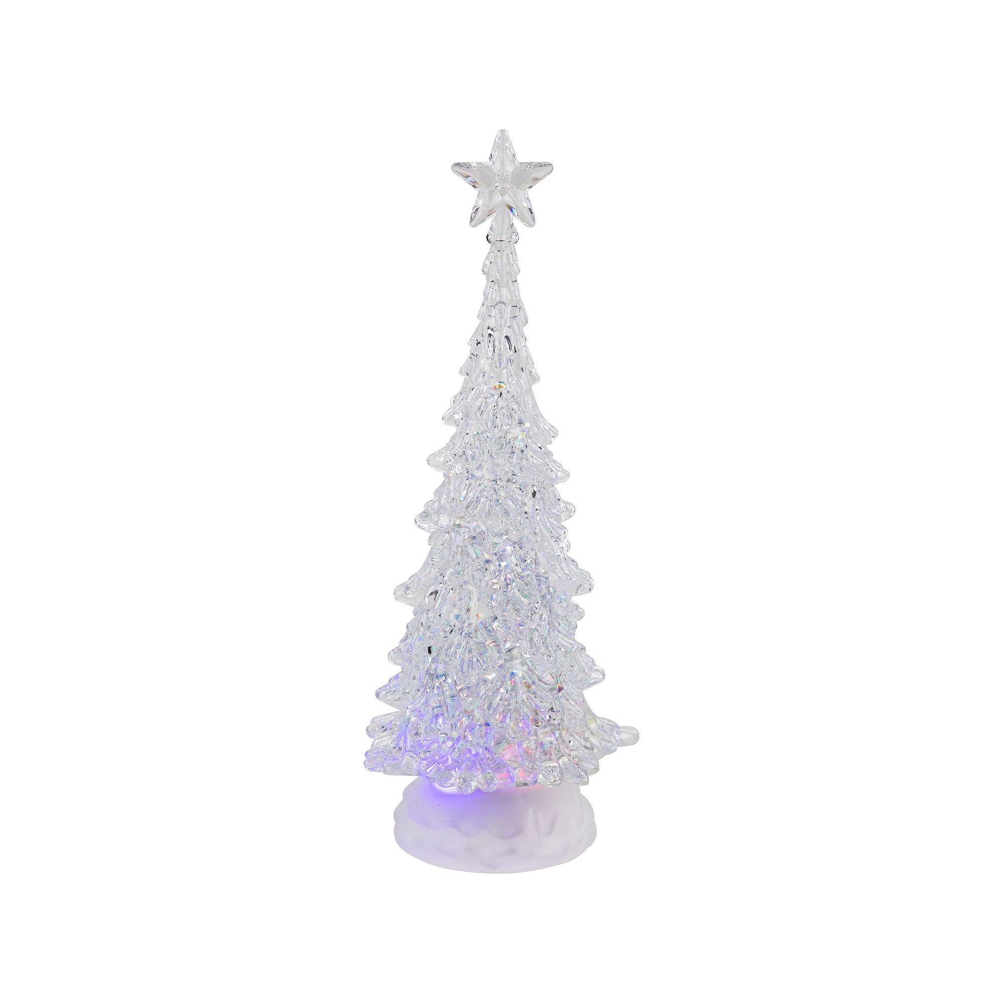 Northlight 12-in. LED Acrylic Christmas Tree Decoration, Clear