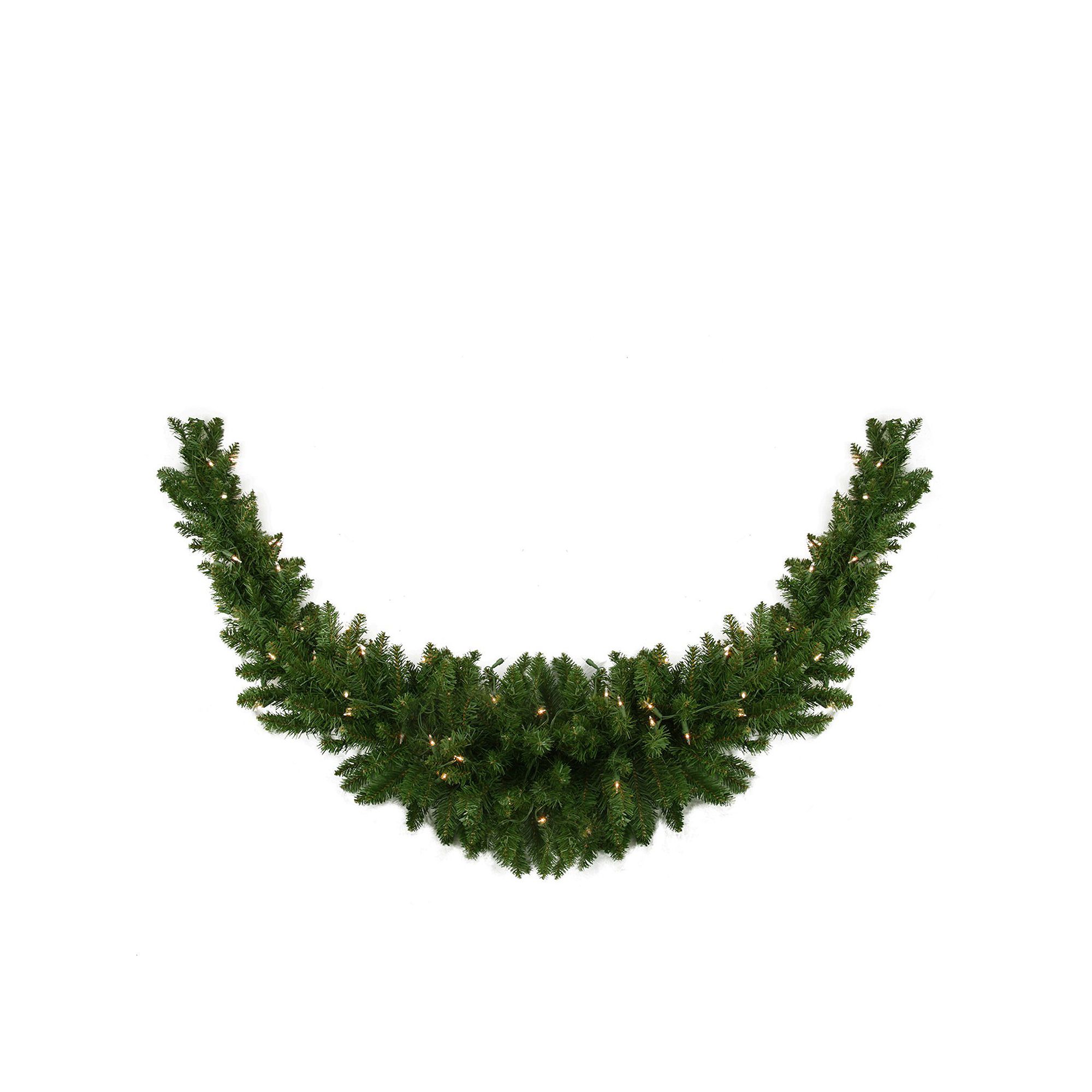 Northlight 60 in. Pre-Lit Eastern Pine Artificial Christmas Swag, Green