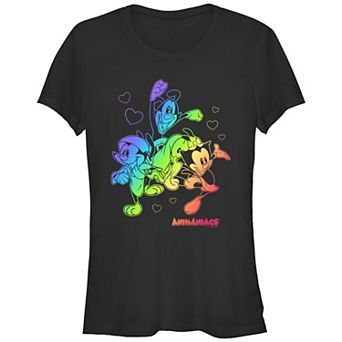 Juniors' Animaniacs Rainbow Fun Pride Graphic Tee