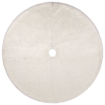 Northlight 48 in White Faux Fur Christmas Tree Skirt